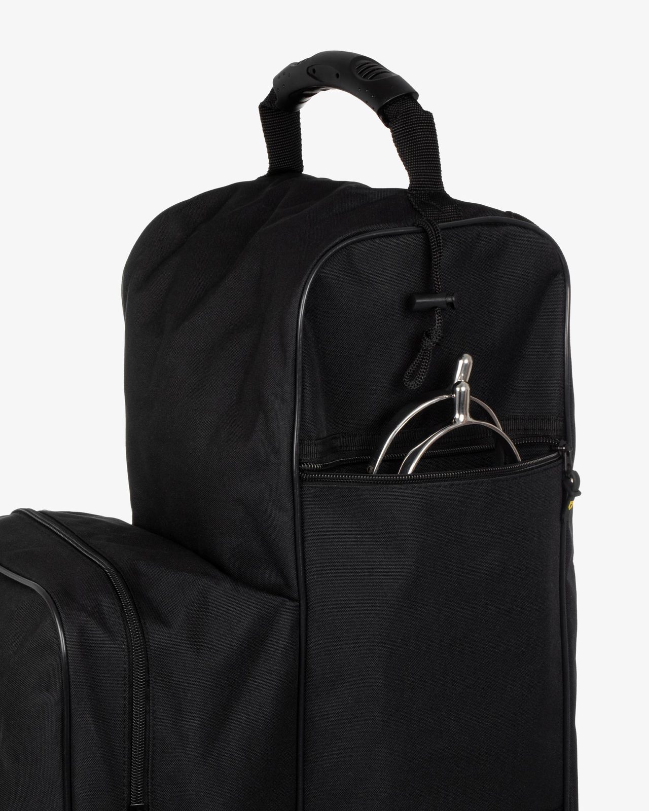 Boot and helmet bag with embroidered logo