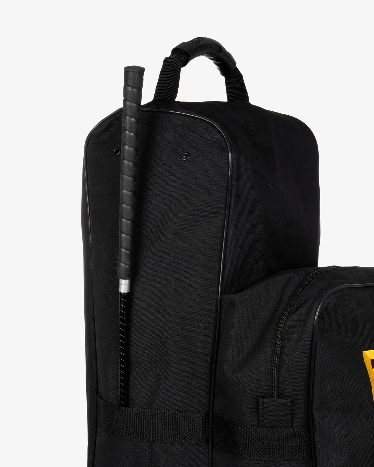 Boot and helmet bag with embroidered logo