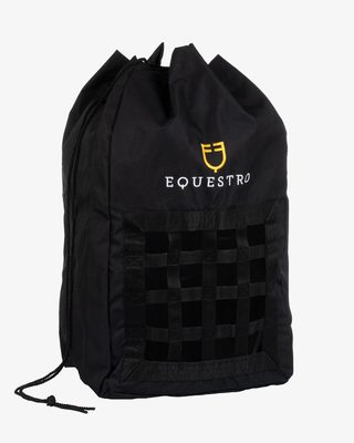 Hay bag with embroidered logo