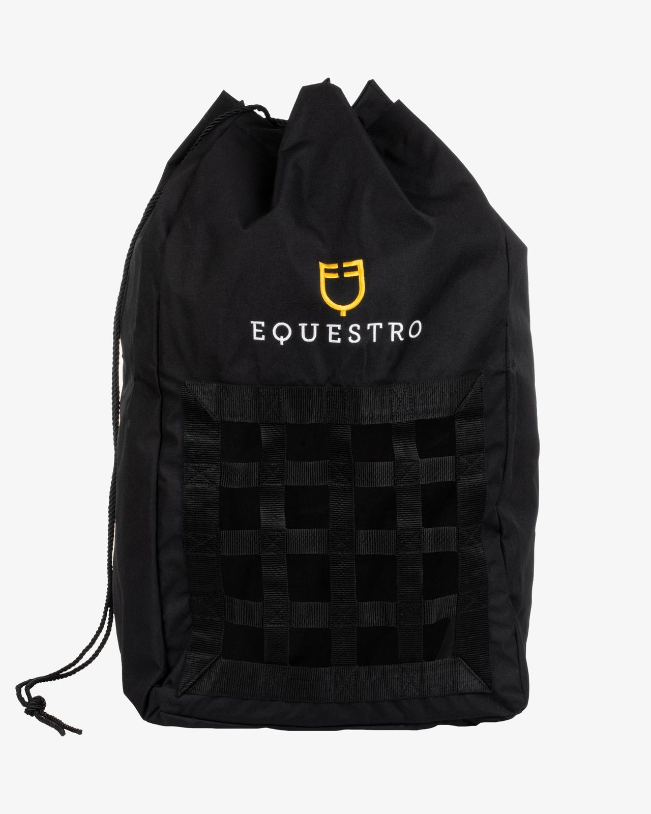 Hay bag with embroidered logo