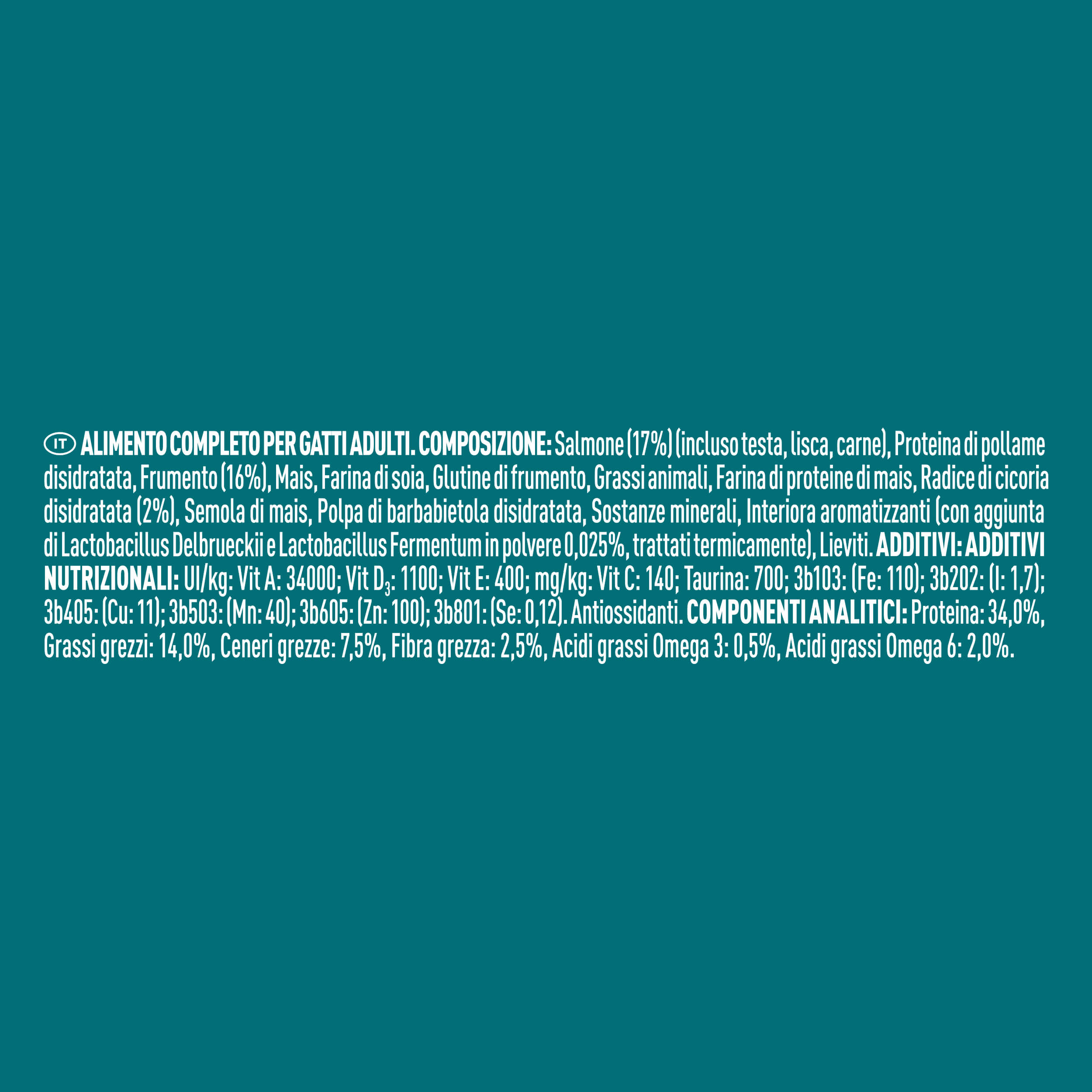 PURINA ONE® Bifensis® Adult Salmone e Cereali Integrali 800g