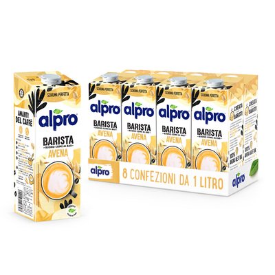 ALPRO BARISTA Bevanda Vegetale all'Avena 8x1l