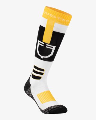 Sock in technical and breathable fabric with logo
