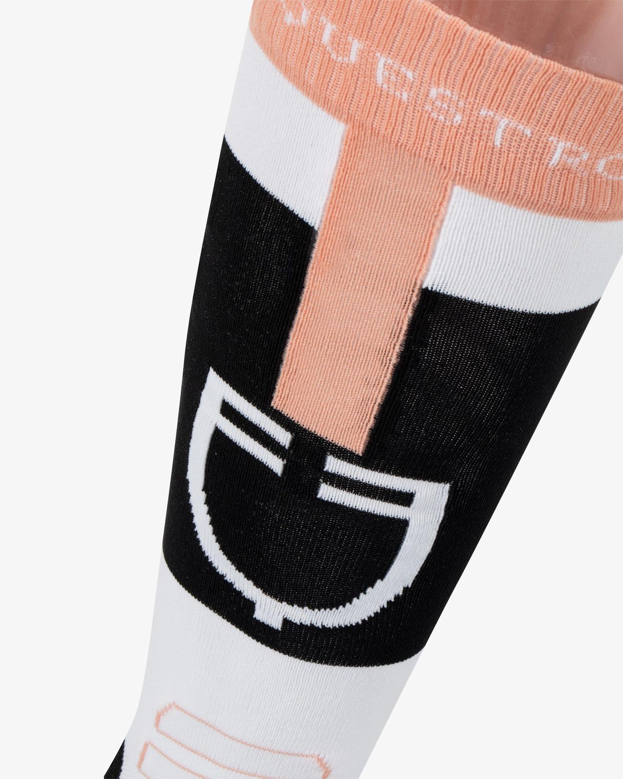 Sock in technical and breathable fabric with logo