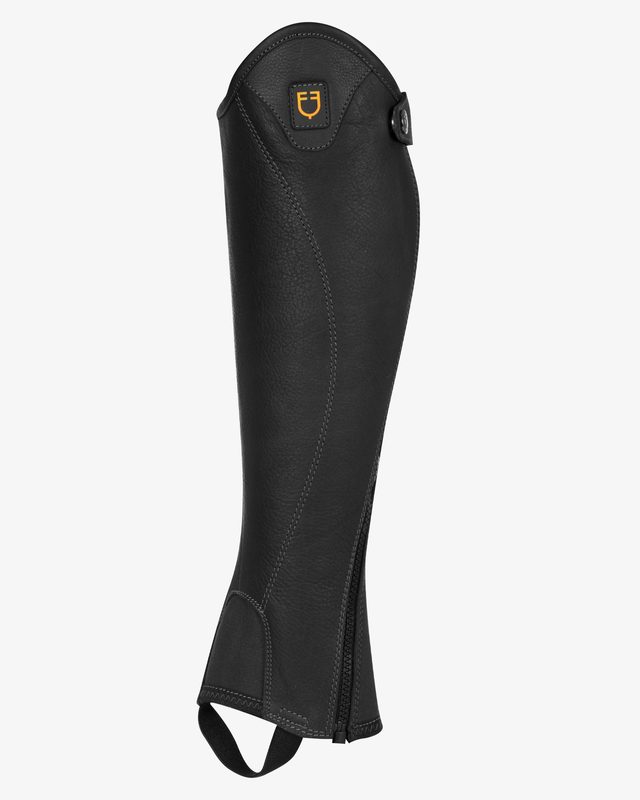 Ghette unisex in morbido cuoio con cerniera laterale
