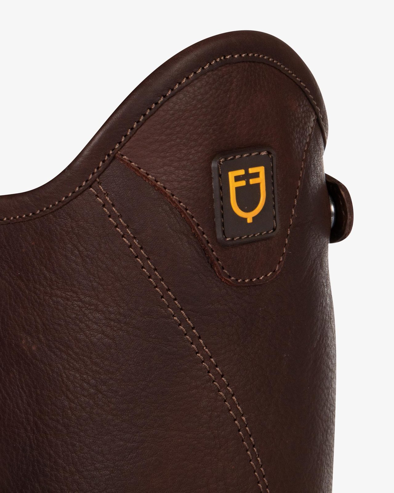 Unisex soft leather gaiters with side zip