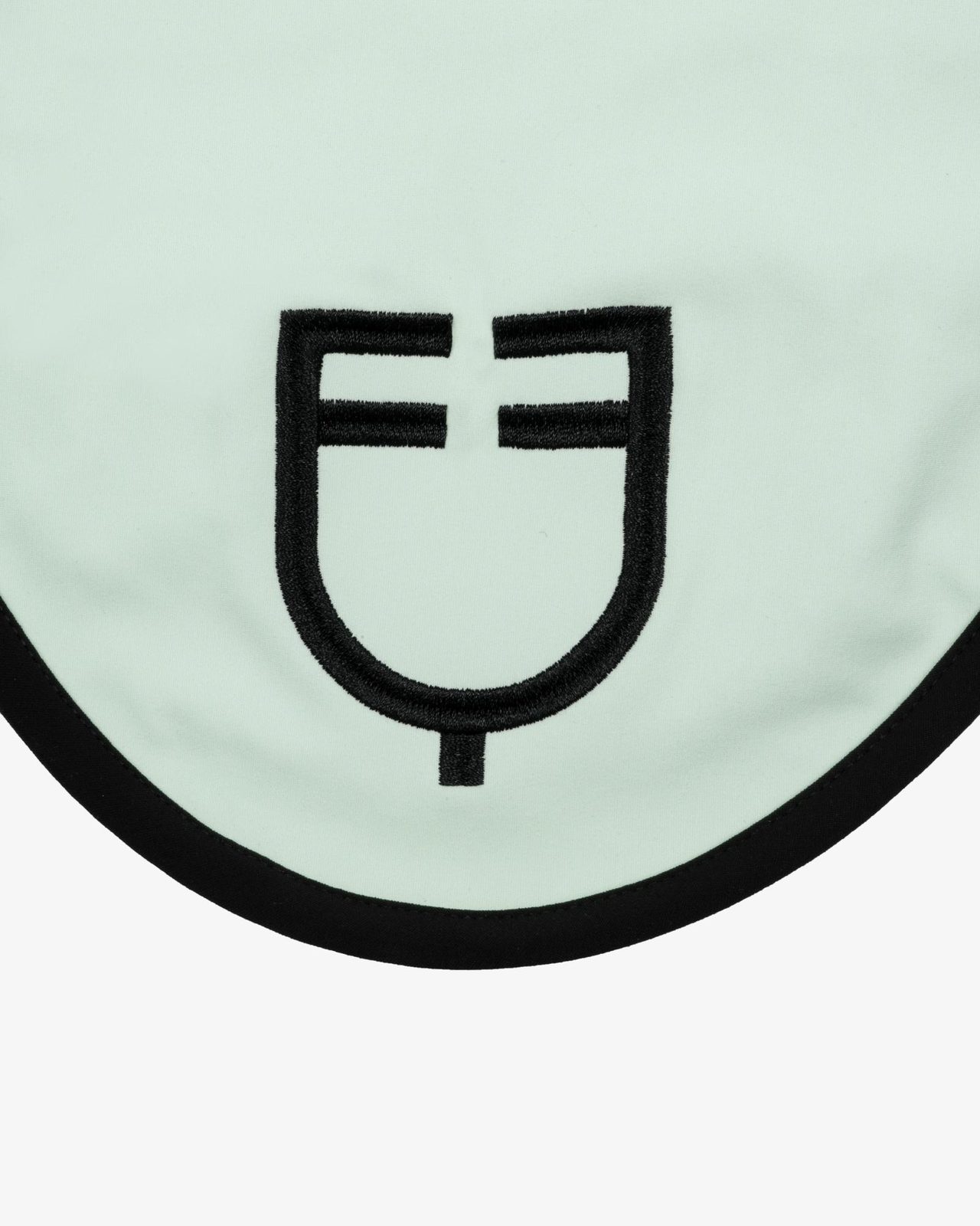 Black line edition fly veil in stretch material