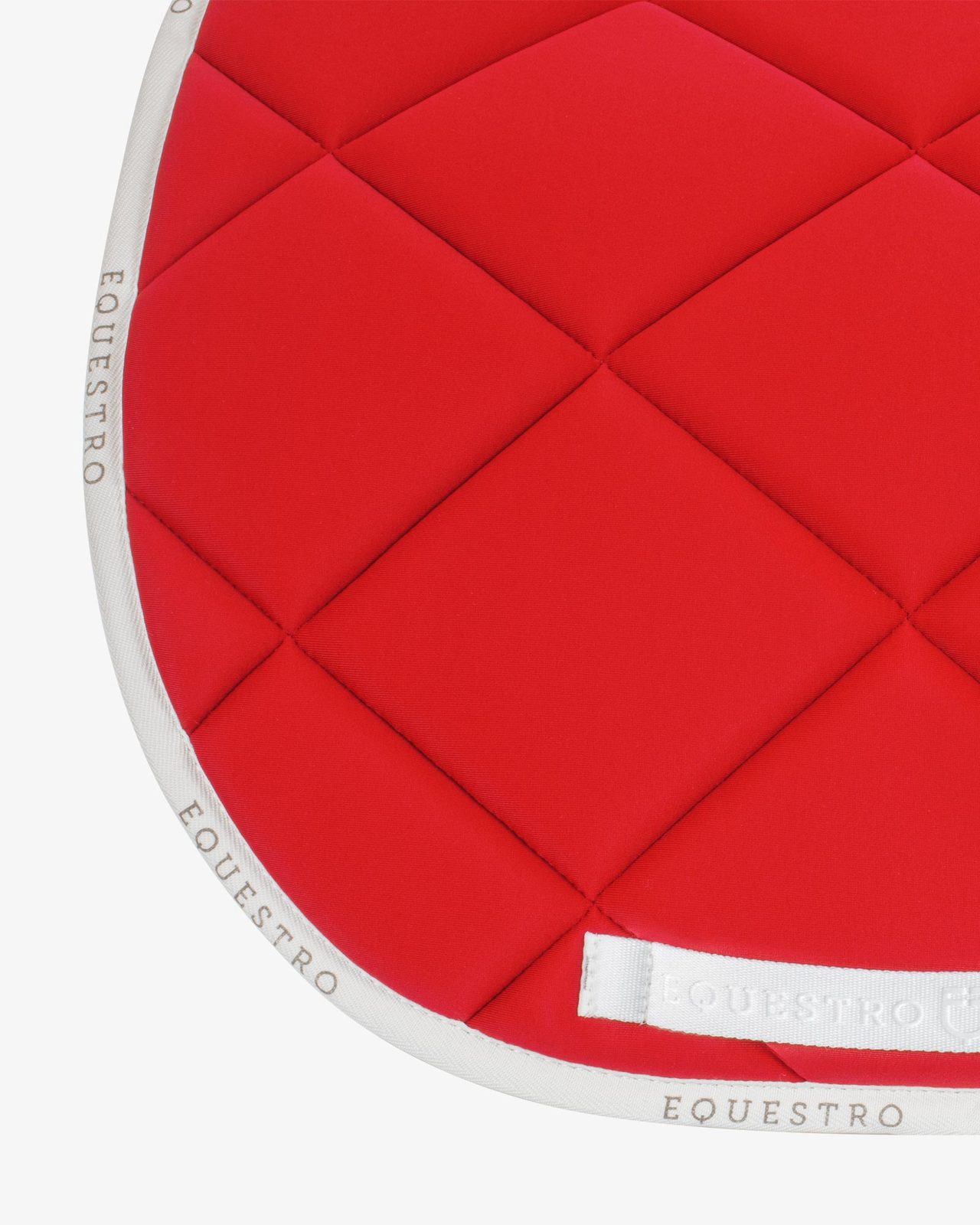 Dressage saddle pad technical fabric with logo