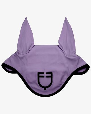 Black line edition fly veil in stretch material