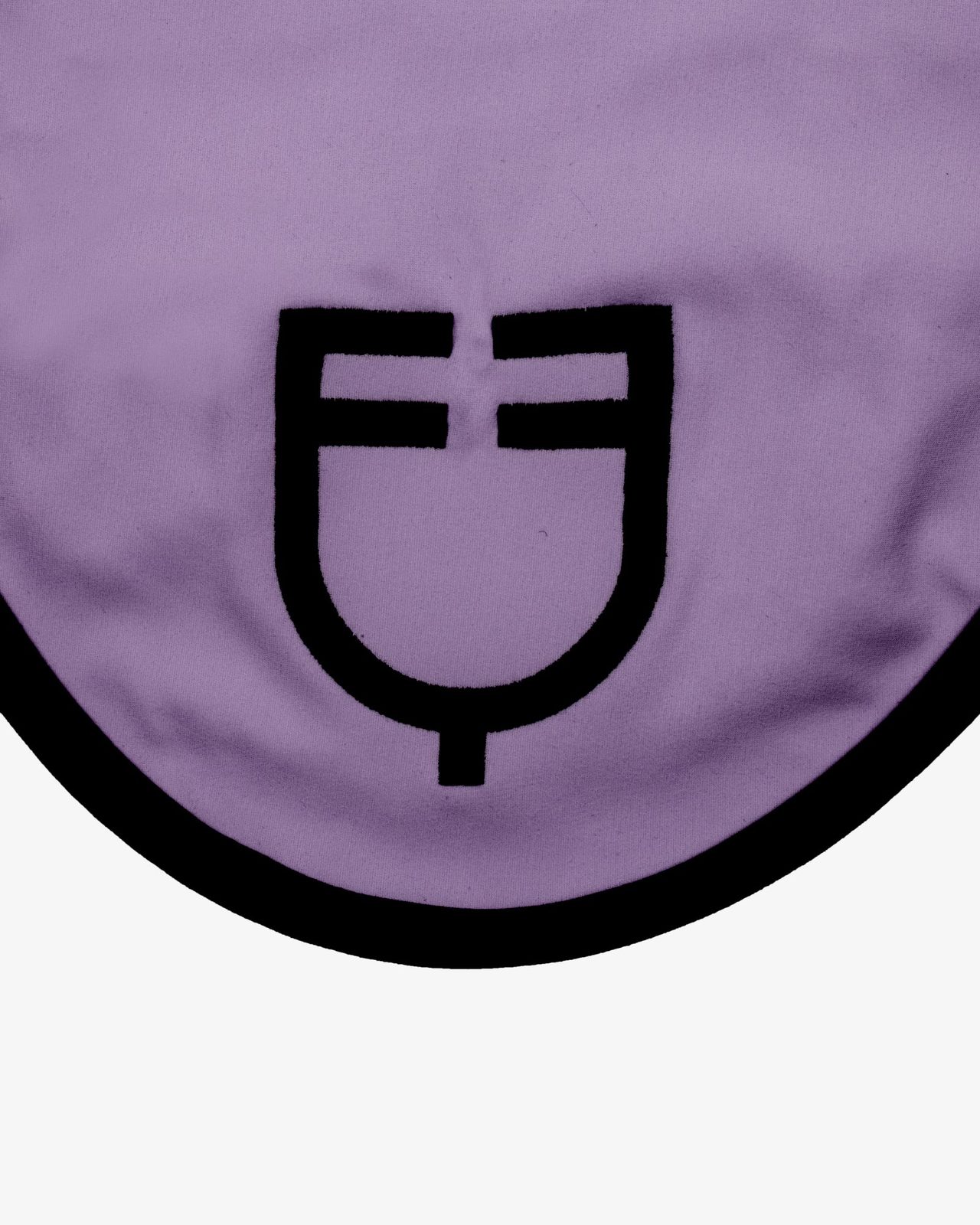 Black line edition fly veil in stretch material