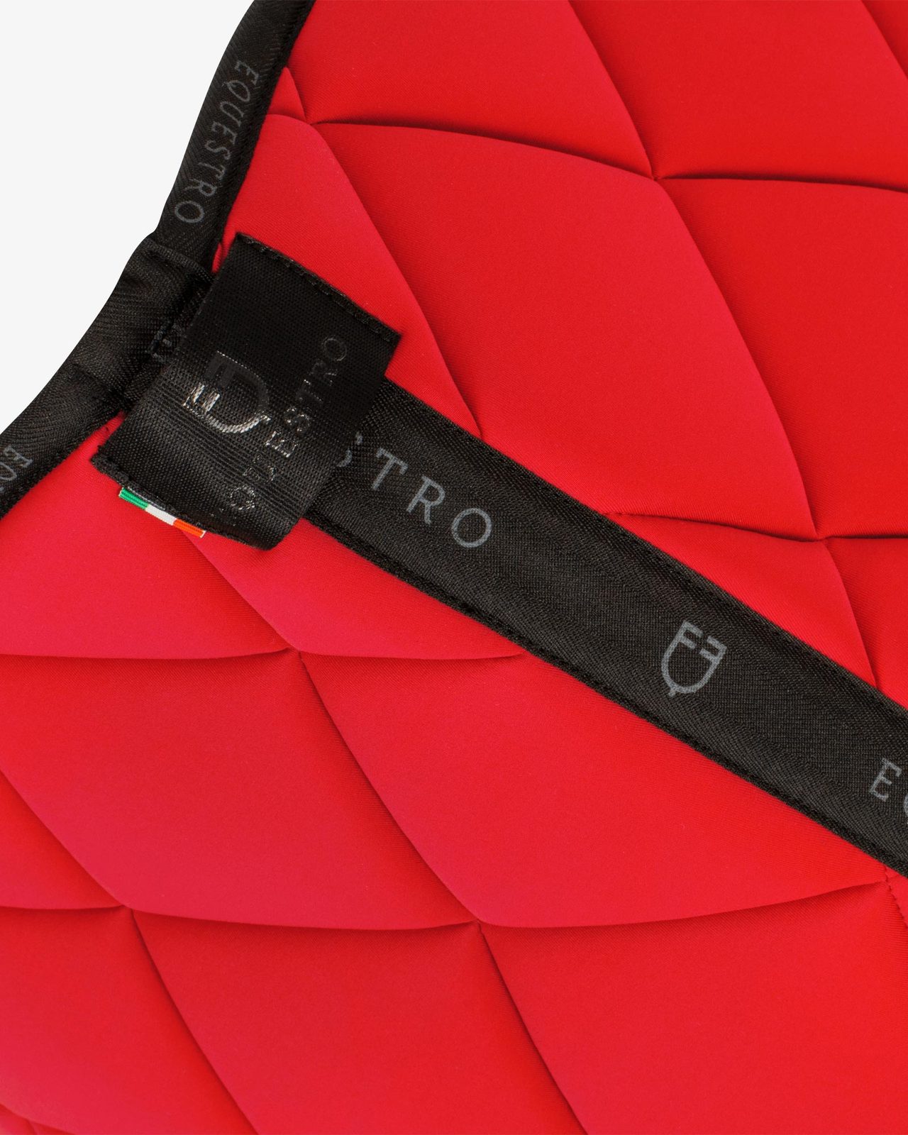 Dressage saddle pad technical fabric with logo