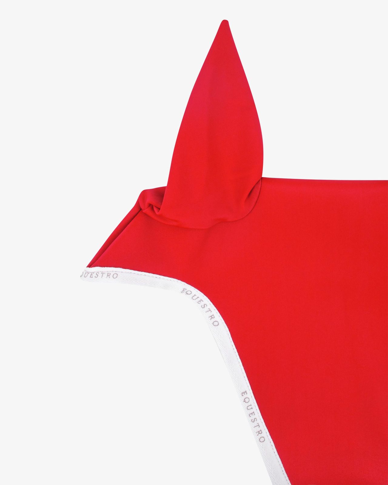 Fly veil in technical fabric with noseband attachment