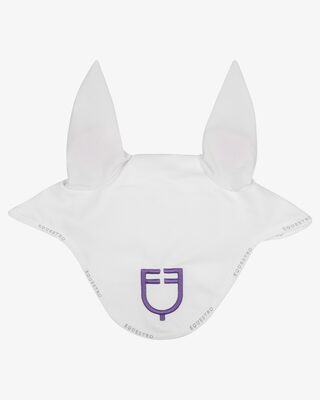 Fly veil in technical fabric with multicolor logo