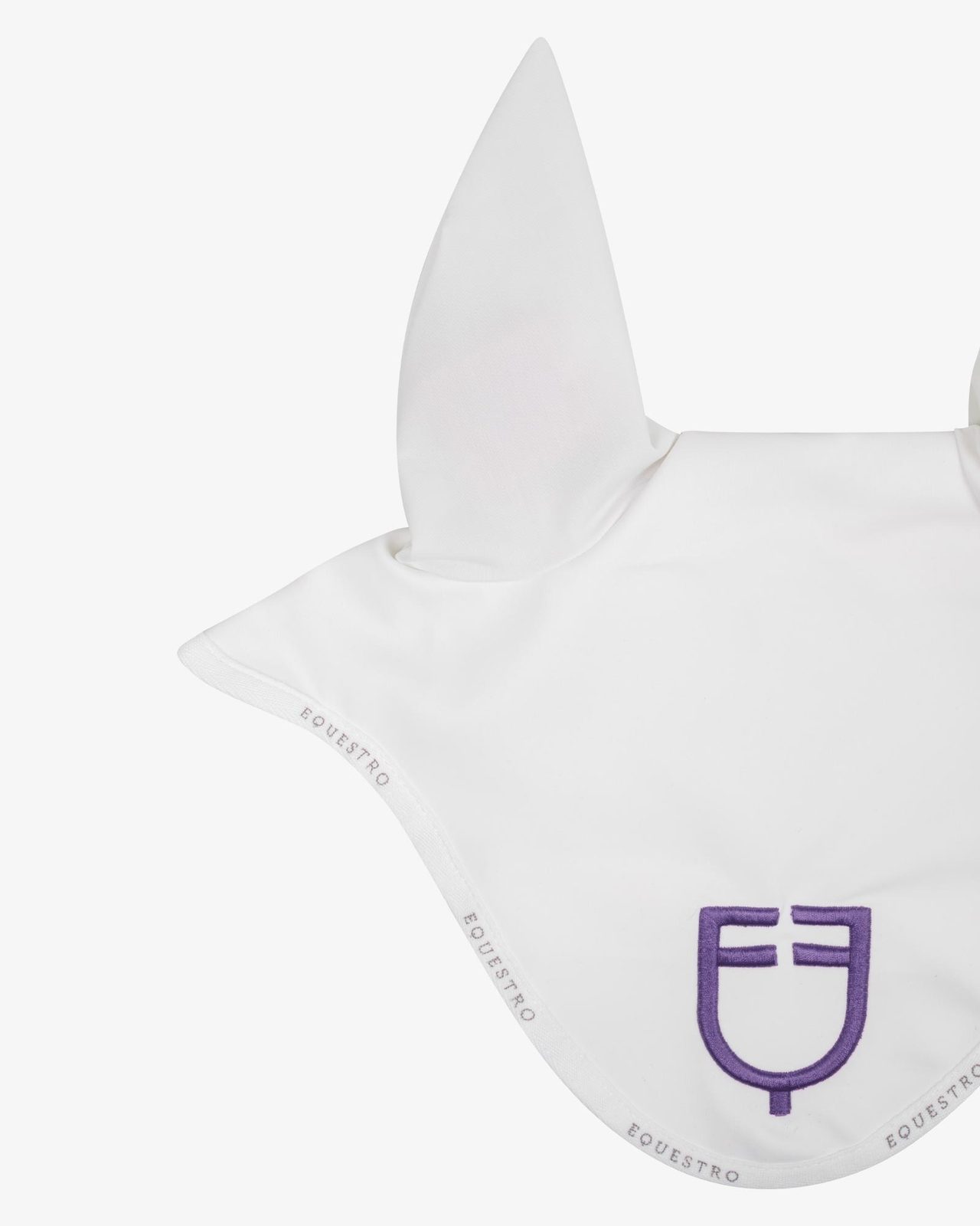 Fly veil in technical fabric with multicolor logo
