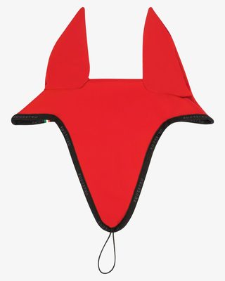 Fly veil in technical fabric with noseband attachment