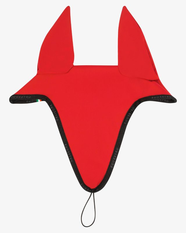 Fly veil in technical fabric with noseband attachment