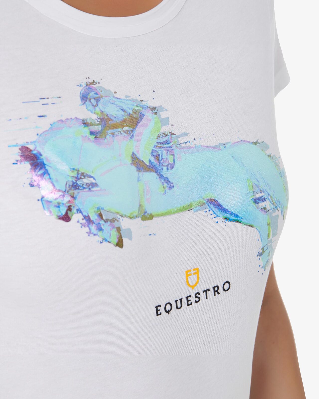 T-shirt donna slim fit stampa Jump