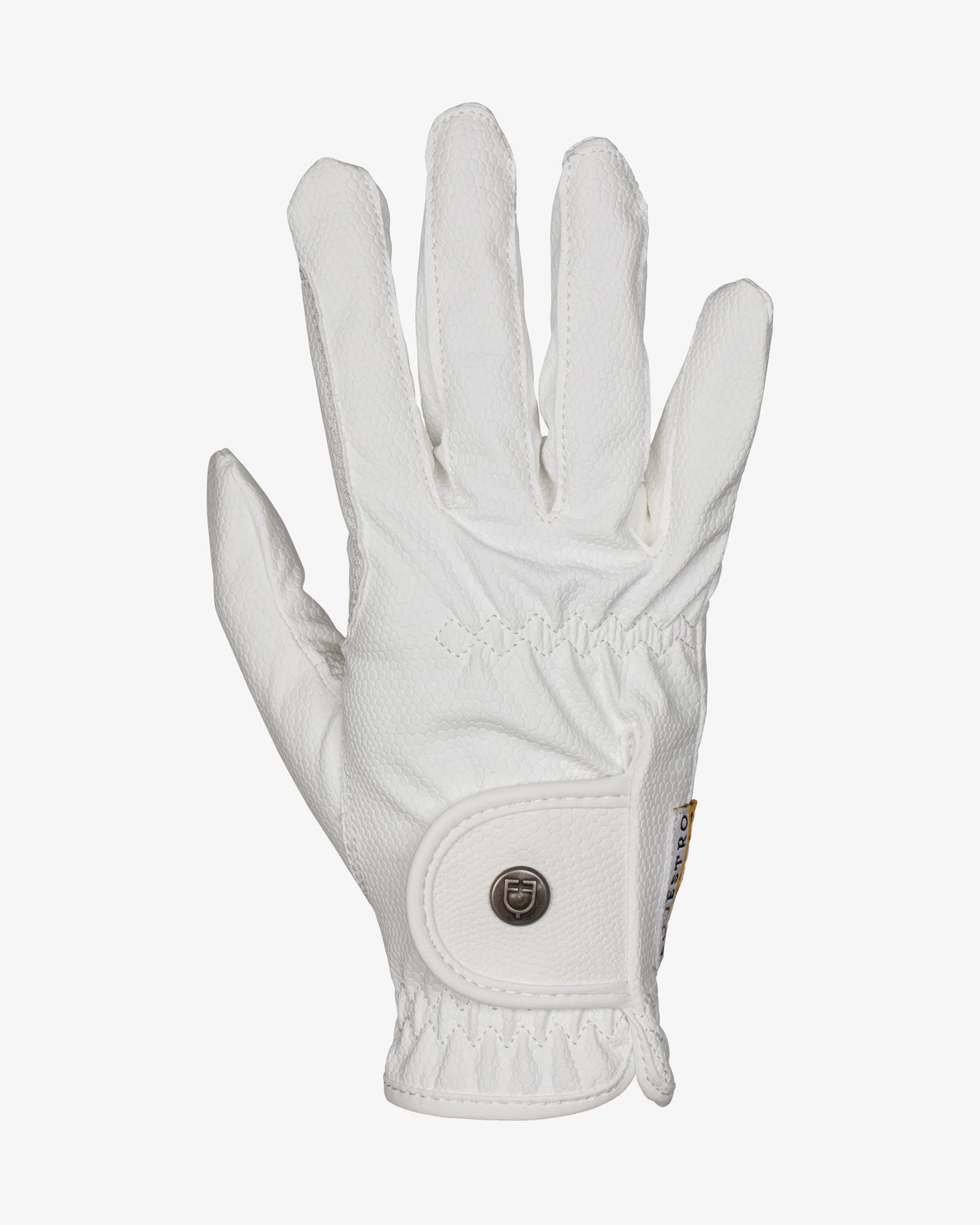 Unisex gloves in soft synthetic leather with hook-and-loop fastening