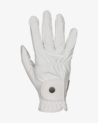 Unisex gloves in soft synthetic leather with hook-and-loop fastening