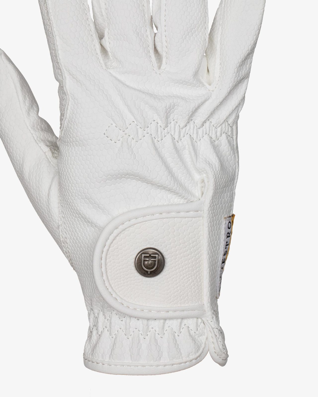 Unisex gloves in soft synthetic leather with hook-and-loop fastening
