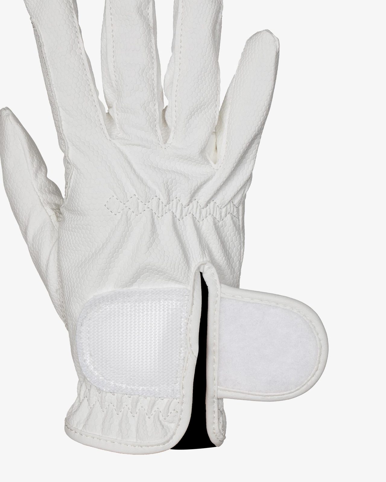 Unisex gloves in soft synthetic leather with hook-and-loop fastening