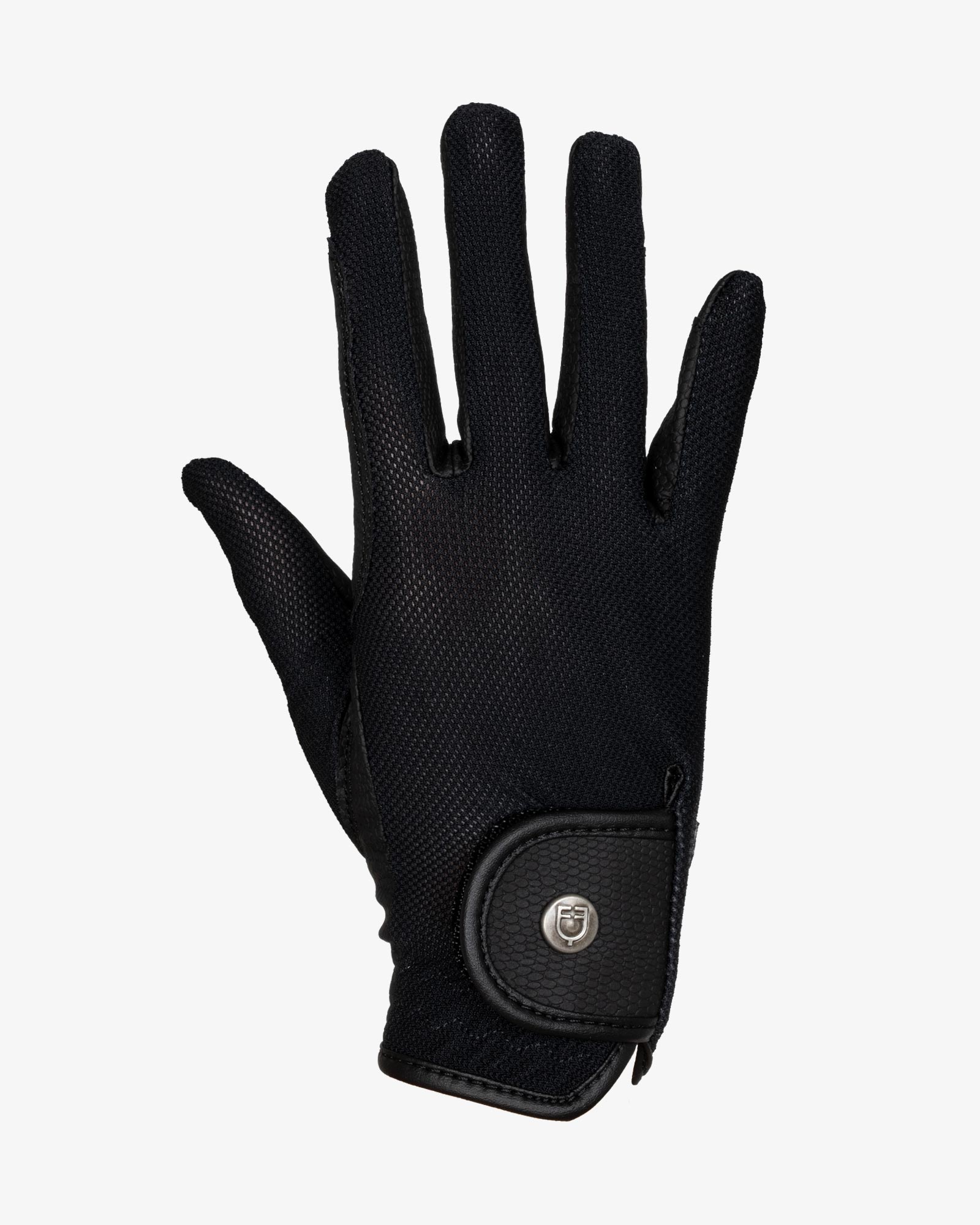 Unisex gloves in technical fabric and mesh