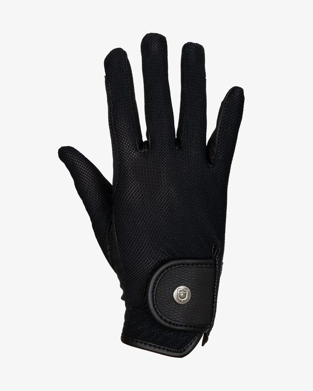 Guanti unisex in tessuto tecnico e mesh