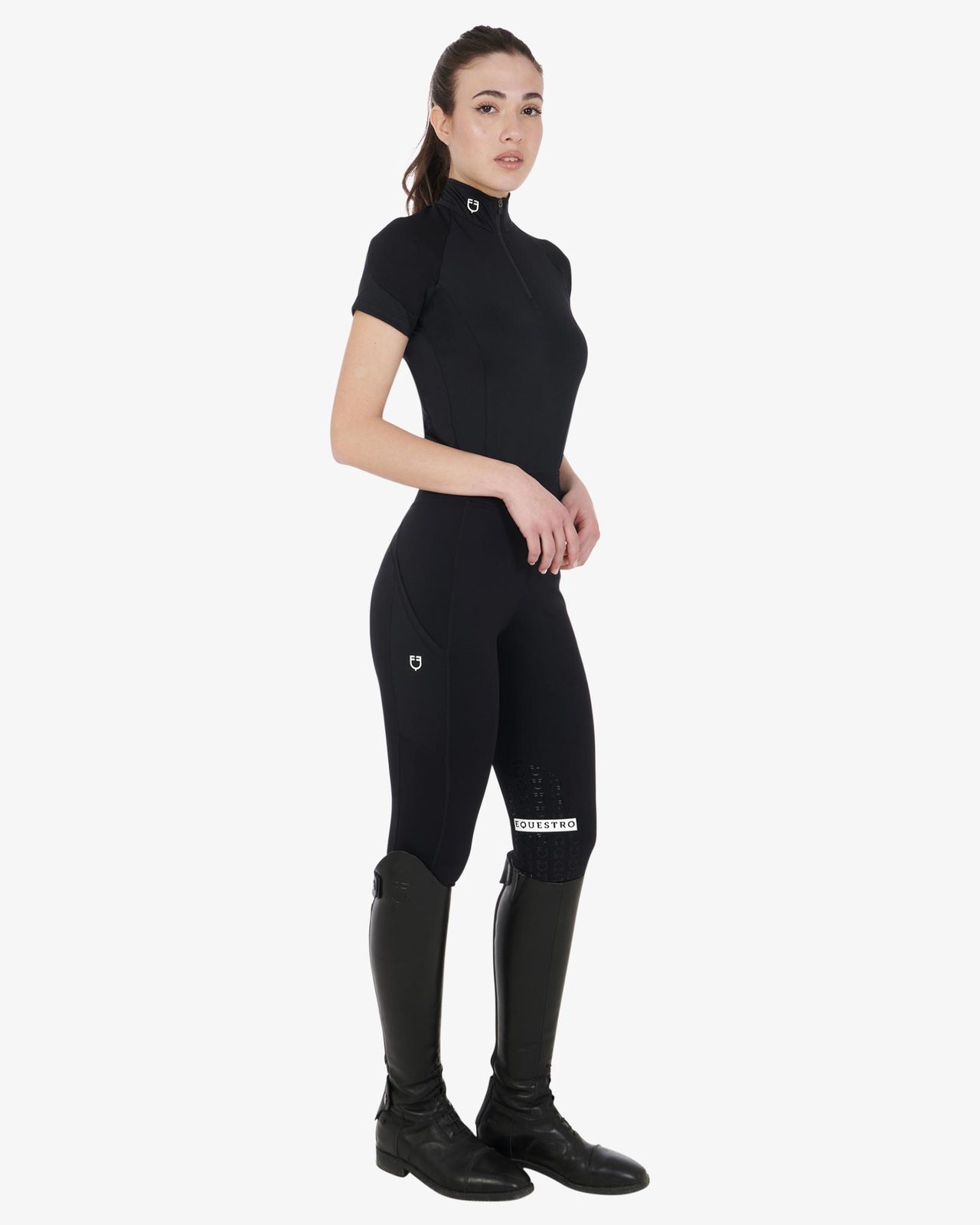 Base layer donna slim fit mezza manica