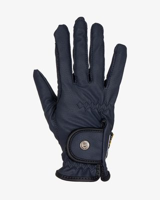 Unisex gloves in soft synthetic leather with hook-and-loop fastening