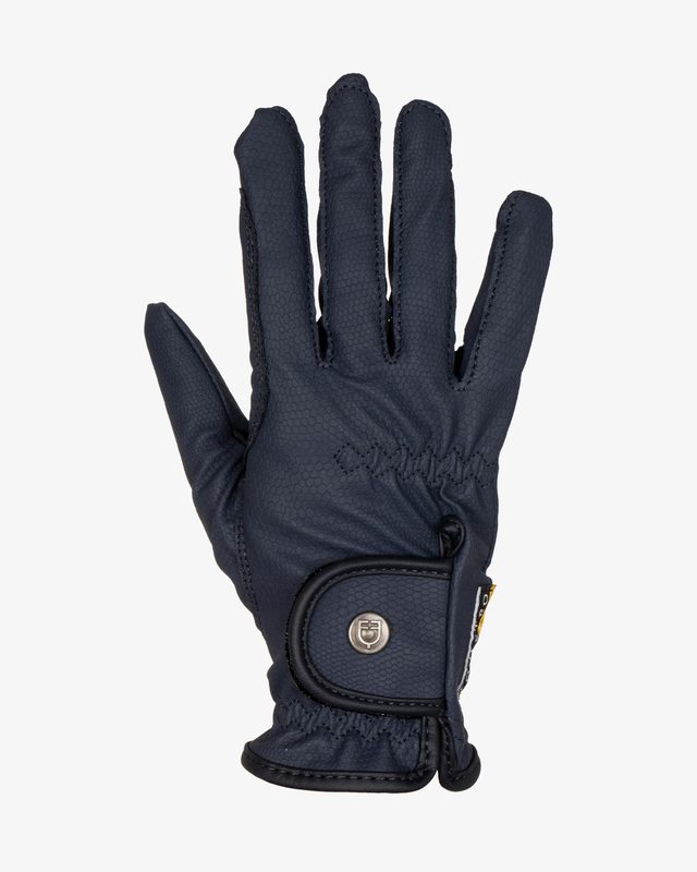 Guanti unisex in morbida pelle sintetica con chiusura a strappo