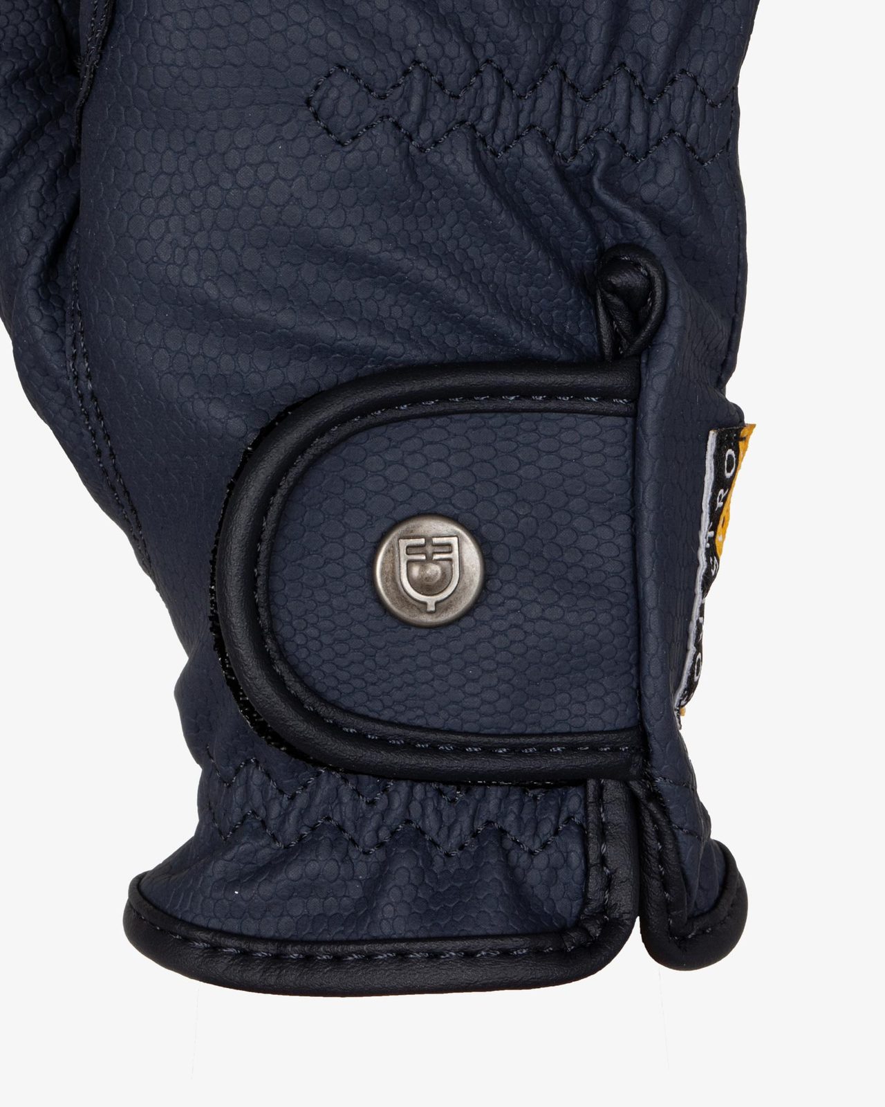 Unisex gloves in soft synthetic leather with hook-and-loop fastening