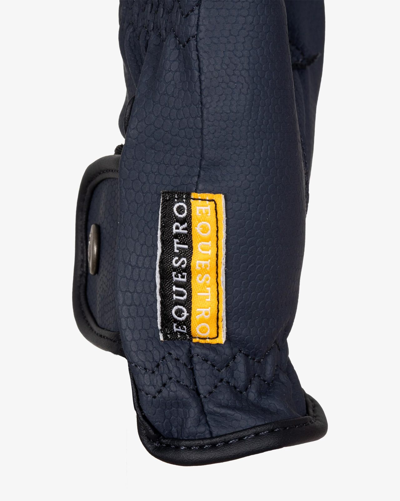 Unisex gloves in soft synthetic leather with hook-and-loop fastening