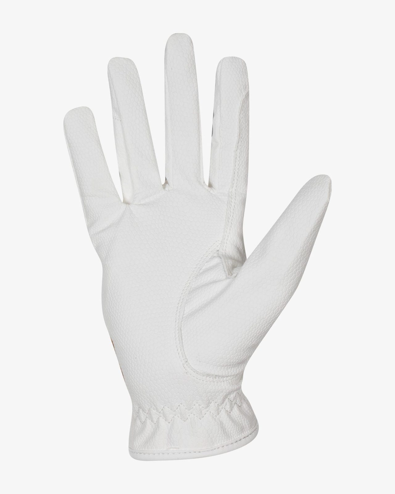 Women's gloves in soft technical fabric with glitter logo