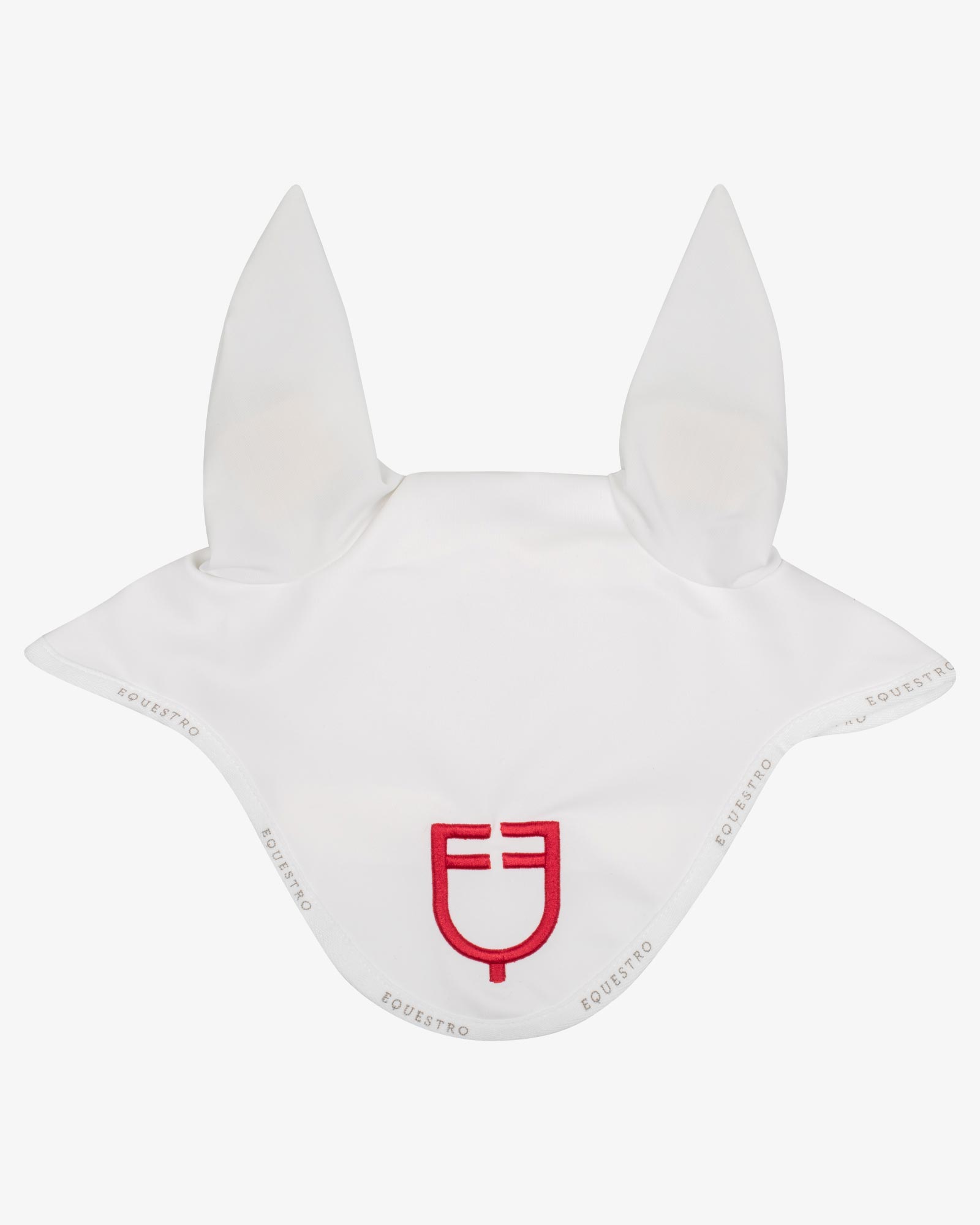 Fly veil in technical fabric with multicolor logo