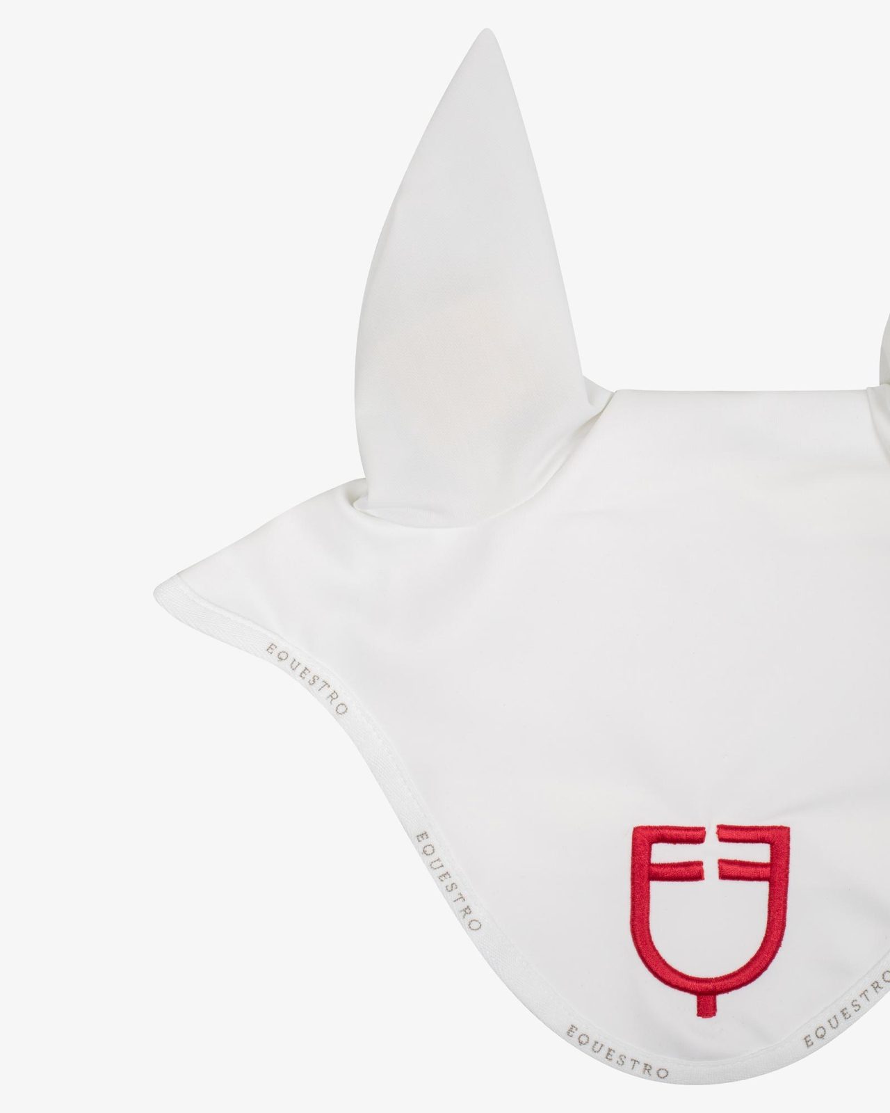Fly veil in technical fabric with multicolor logo