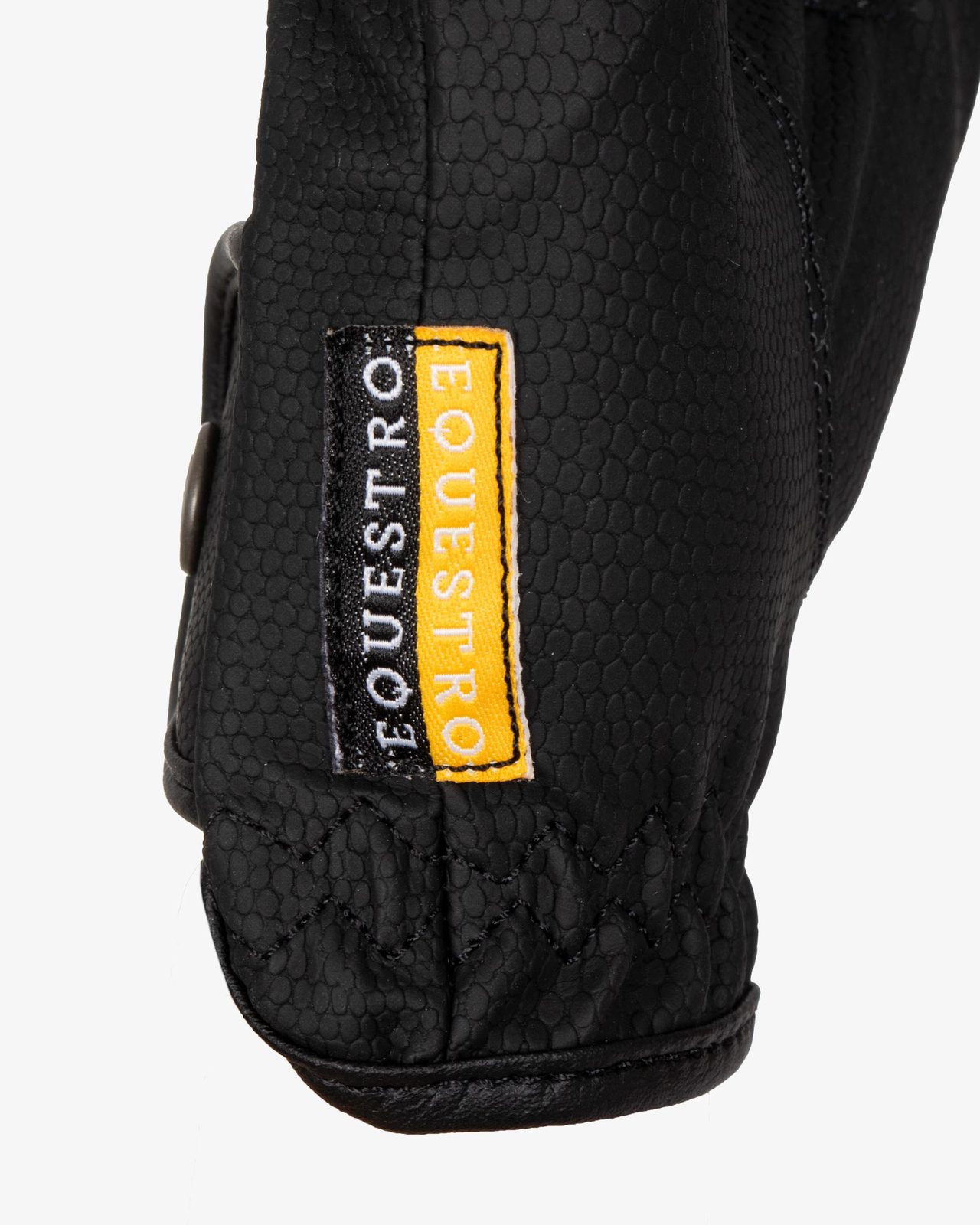 Unisex gloves in soft synthetic leather with hook-and-loop fastening