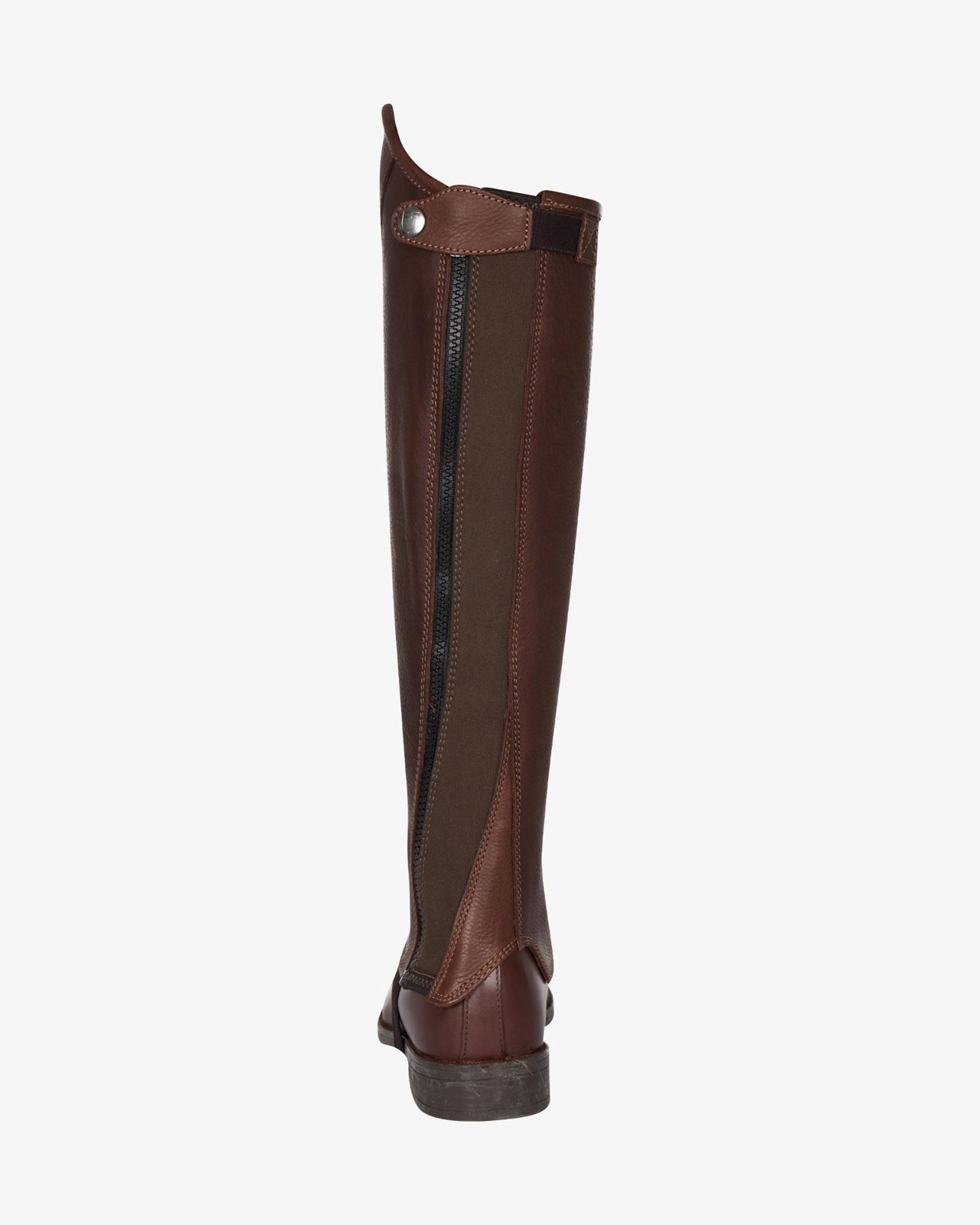 Ghette unisex corte in cuoio con cerniera laterale