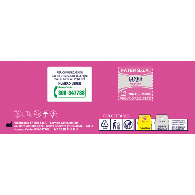 Mutandine Pants Maternity Post Parto - Acquisto minimo 2 pezzi