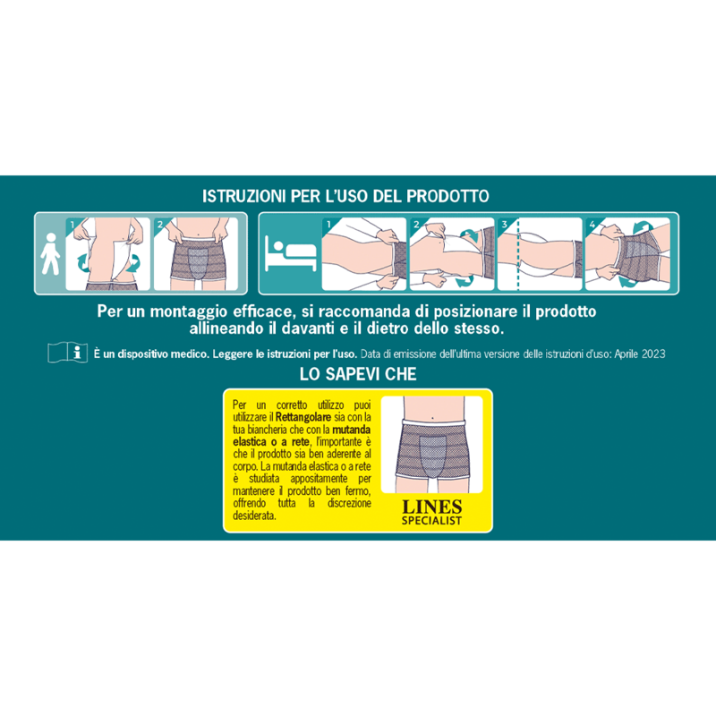 Pannoloni Rettangolari Unisex Plus