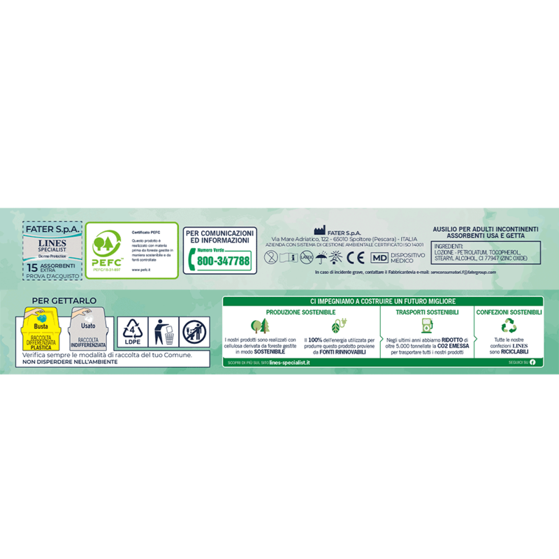 Assorbenti Sagomati Derma Protection Unisex Super