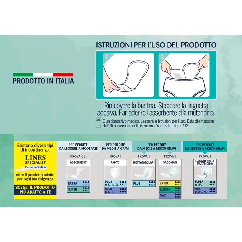 Assorbenti Sagomati Derma Protection Unisex Super
