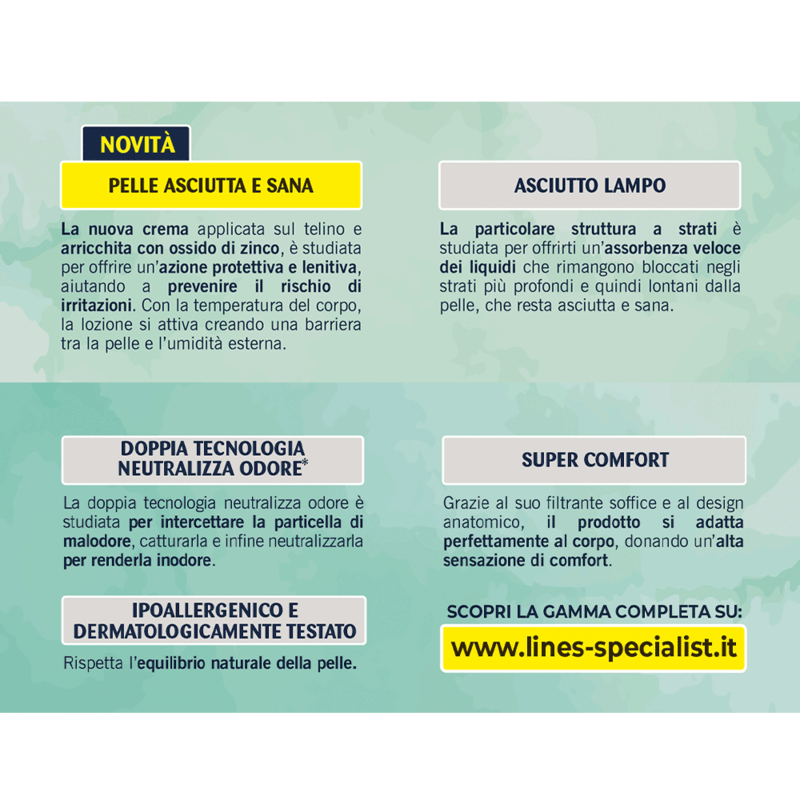 Assorbenti Sagomati Derma Protection Unisex Super