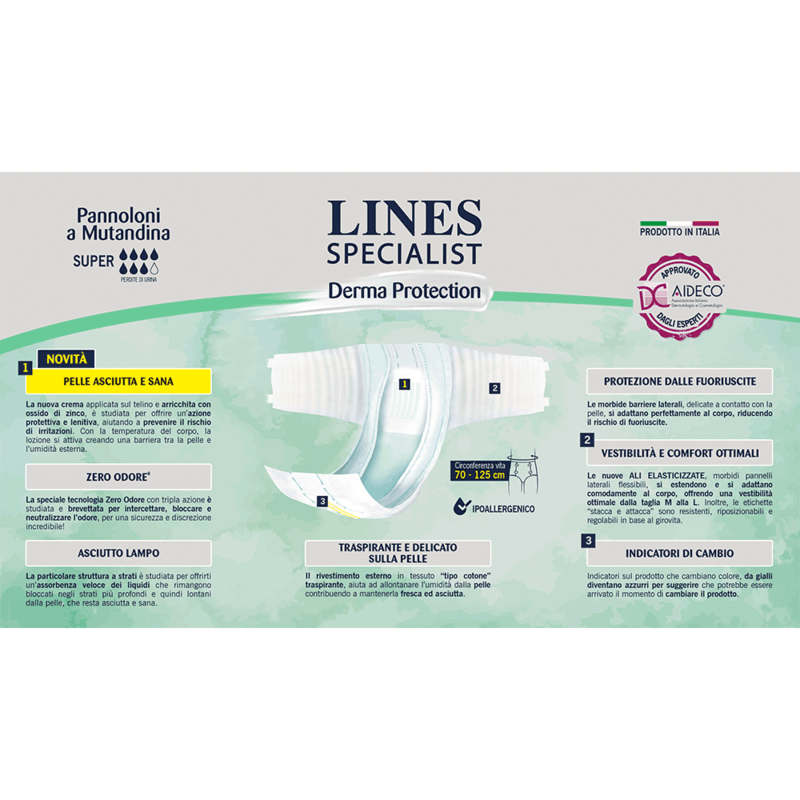 Pannoloni A Mutandina Derma Protection Unisex Super