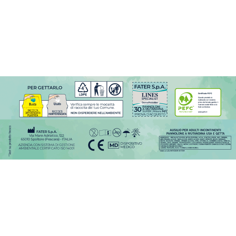 Pannoloni A Mutandina Derma Protection Unisex Super