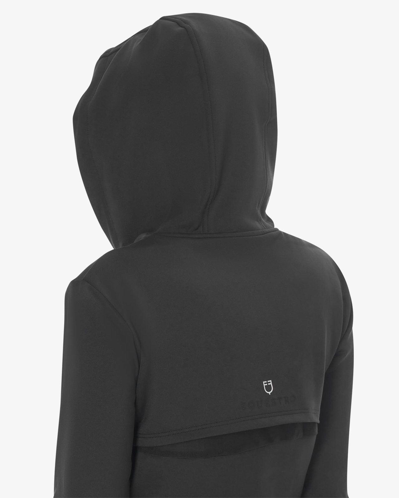 Felpa donna cut out con cappuccio