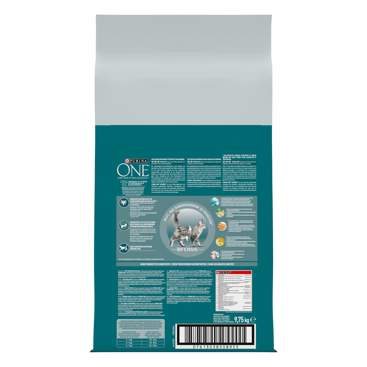 PURINA ONE® BIFENSIS Crocchette Gatto Adult Ricco in Salmone e Cereali Integrali
