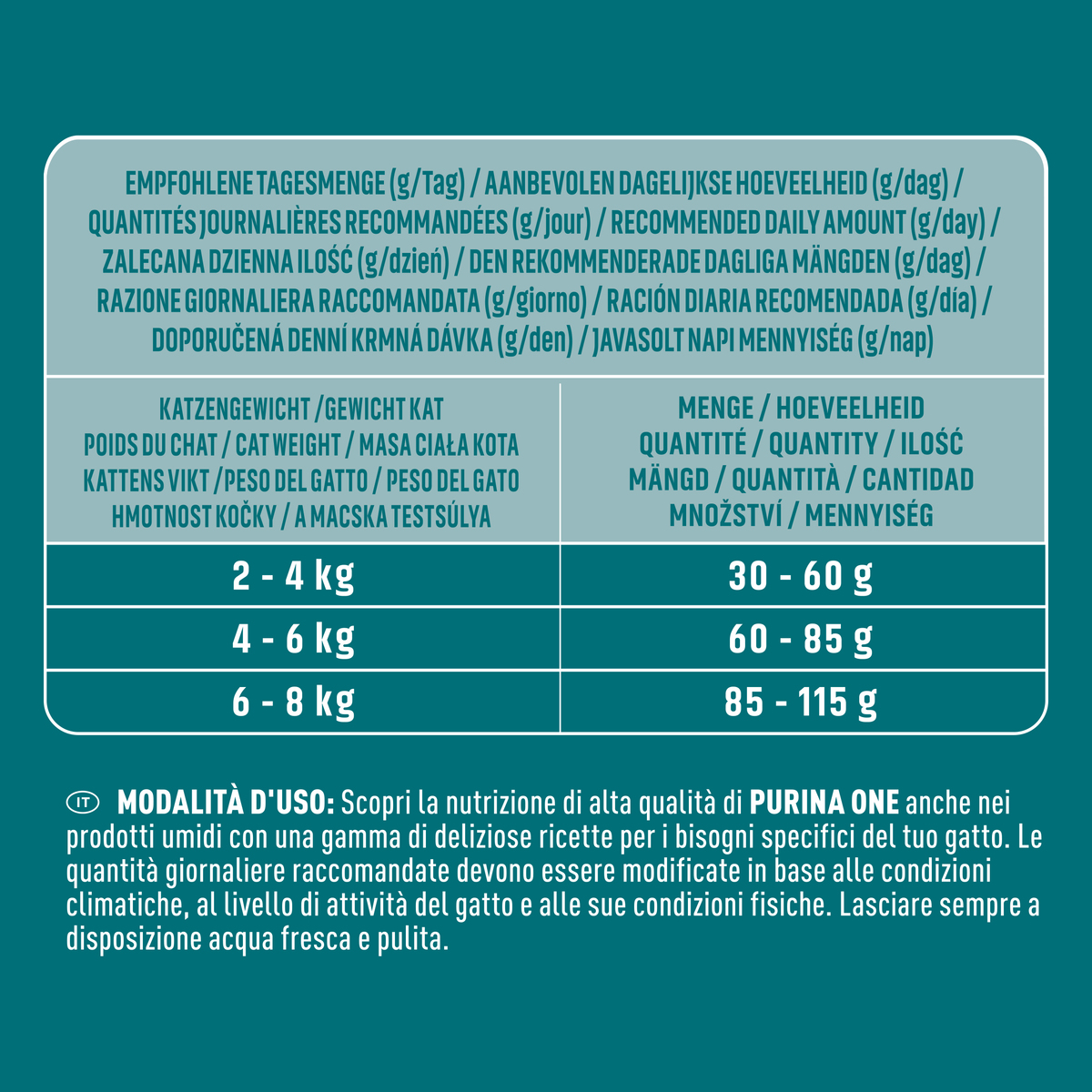 PURINA ONE® BIFENSIS Crocchette Gatto Adult Ricco in Salmone e Cereali Integrali