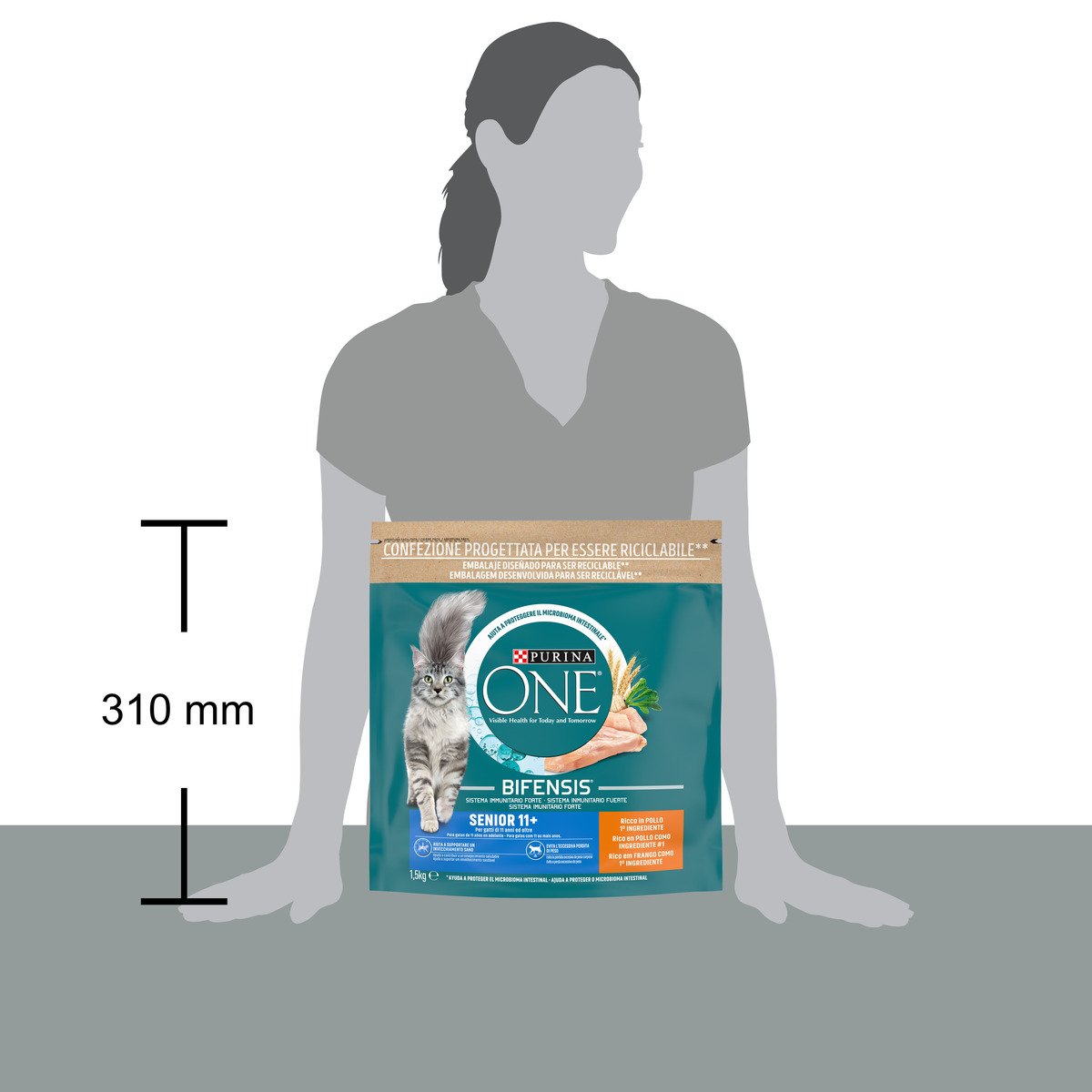 PURINA ONE® ® Senior 11+, Ricco in Pollo