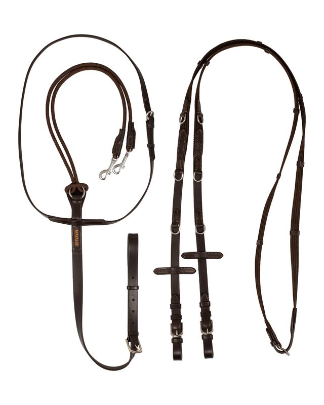 Thiedemann reins tubular nylon