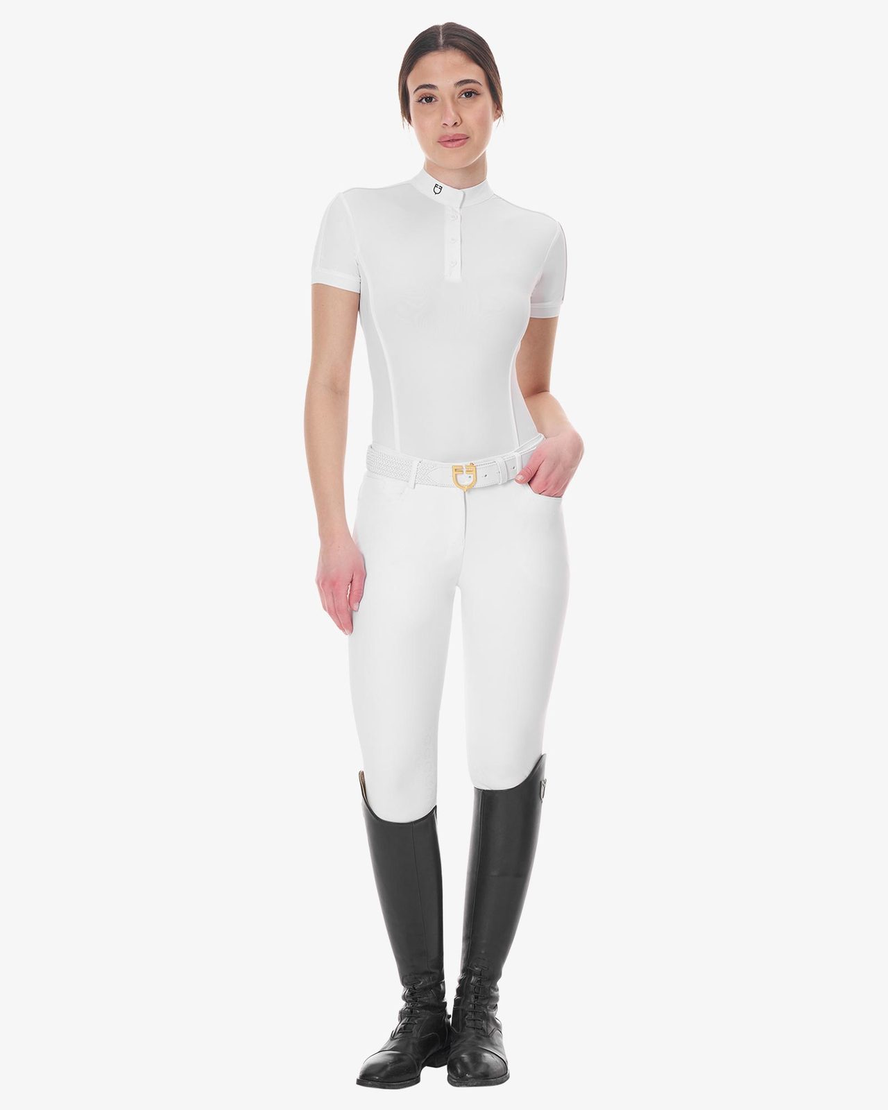 Polo donna da concorso a body